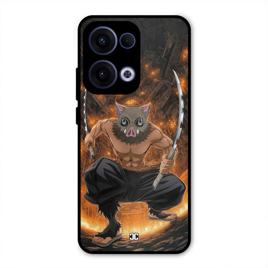 Inosuke Rage Oppo Reno 13 5G Mobile Back Cover - Anime PrintShield Case