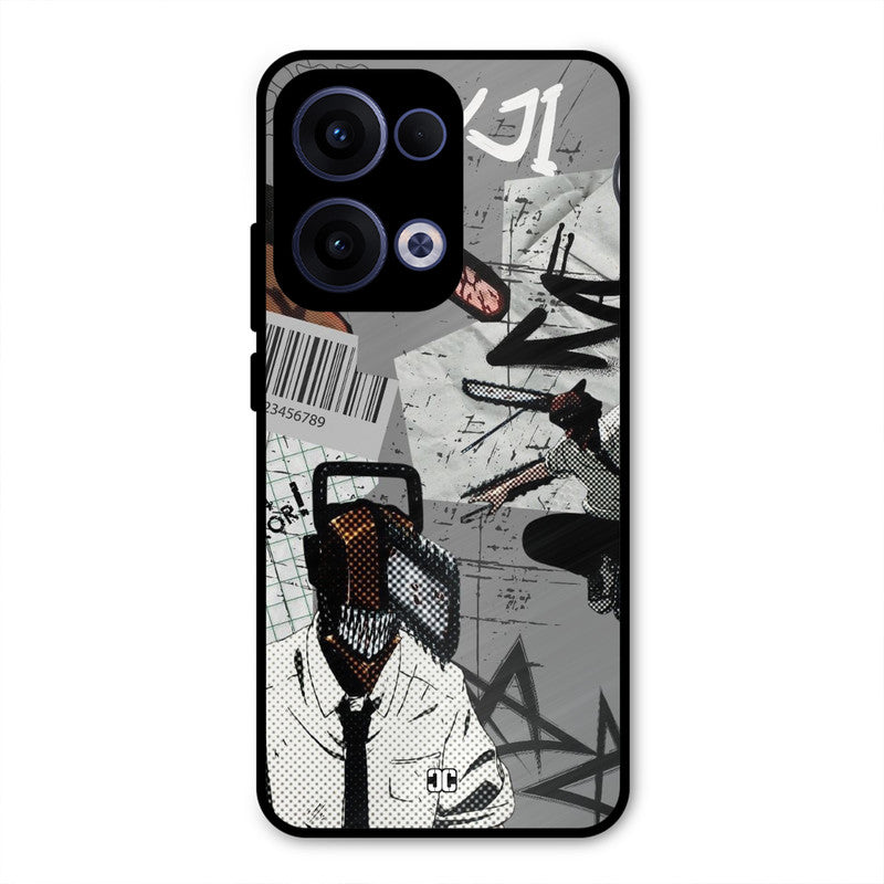 Denji Rage Oppo Reno 13 5G Mobile Back Cover - Anime PrintShield Case