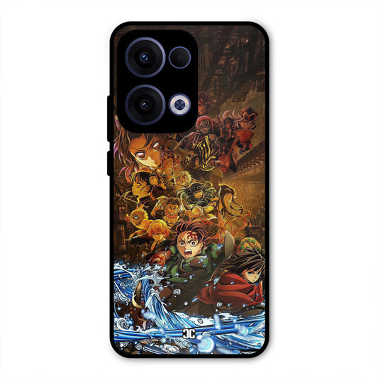 Demon Slayers Oppo Reno 13 5G Mobile Back Cover - Anime PrintShield Case