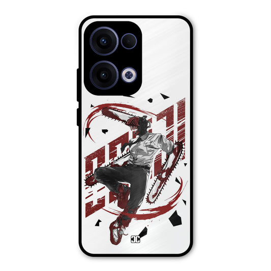 Chainsawman Typo Oppo Reno 13 5G Mobile Back Cover - Anime PrintShield Case