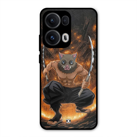 Inosuke Rage Oppo Reno 13 Pro 5G Mobile Back Cover - Anime PrintShield Case