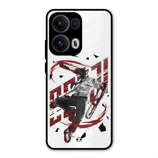 Chainsawman Typo Oppo Reno 13 Pro 5G Mobile Back Cover - Anime PrintShield Case
