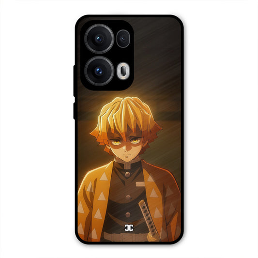 Thunderboy Zenitsu Oppo Reno 13 Pro 5G Mobile Back Cover - Anime PrintShield Case