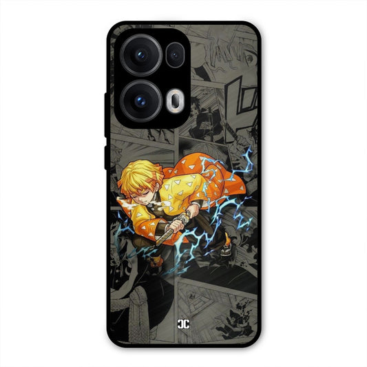 Zenitsu Manga Oppo Reno 13 Pro 5G Mobile Back Cover - Anime PrintShield Case