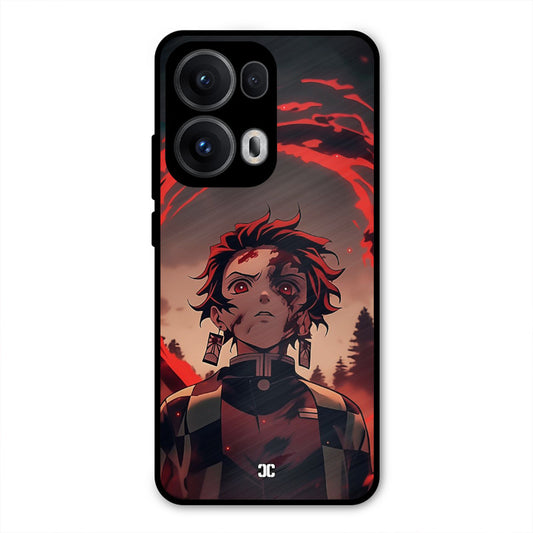 Raging Tanjiro Oppo Reno 13 Pro 5G Mobile Back Cover - Anime PrintShield Case