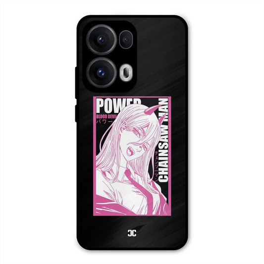 Blood Devil Power Oppo Reno 13 Pro 5G Mobile Back Cover - Anime PrintShield Case