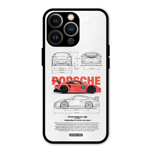 Orabge Porche iPhone 13 Pro Mobile Back Cover - Car&Bike PrintShield Case