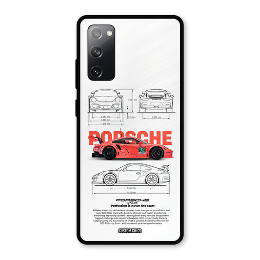 Orabge Porche Samsung Galaxy S20 FE Mobile Back Cover - Car&Bike PrintShield Case