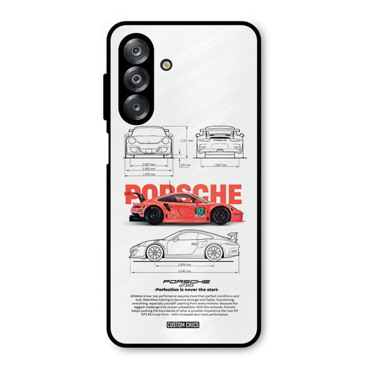 Orabge Porche Samsung Galaxy A26 Mobile Back Cover - Car&Bike PrintShield Case