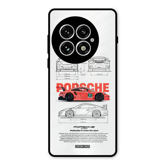 Orabge Porche Oneplus 13 Mobile Back Cover - Car&Bike PrintShield Case