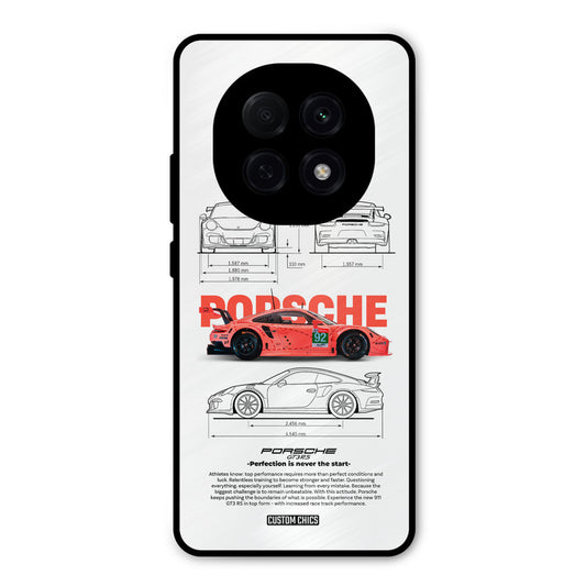 Orabge Porche Oppo F29 Pro Mobile Back Cover - Car&Bike PrintShield Case