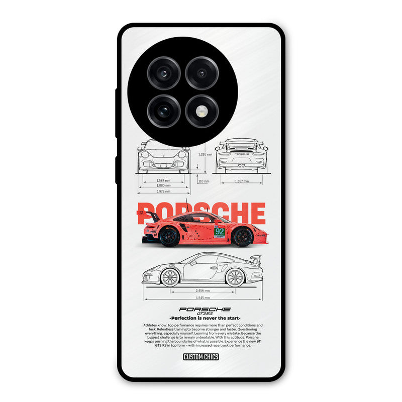 Orabge Porche OnePlus 13R Mobile Back Cover - Car&Bike PrintShield Case