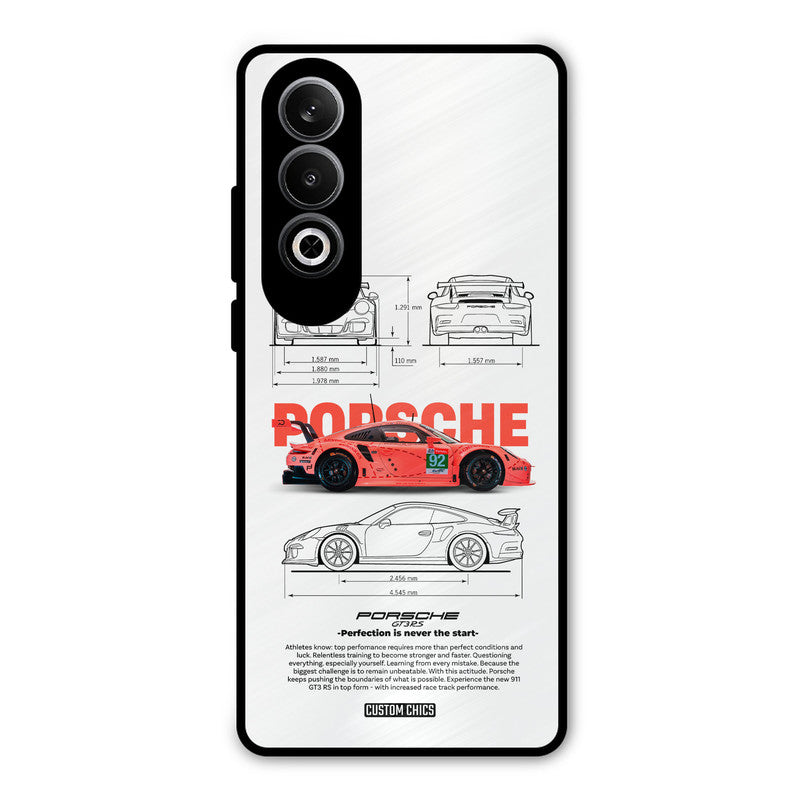 Orabge Porche OnePlus Nord CE4 Mobile Back Cover - Car&Bike PrintShield Case