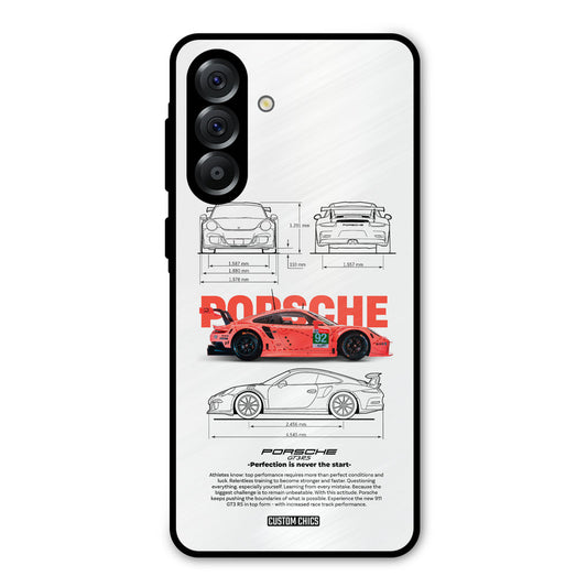 Orabge Porche Samsung Galaxy A36 Mobile Back Cover - Car&Bike PrintShield Case