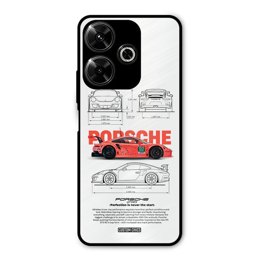 Orabge Porche Redmi 13 5G Mobile Back Cover - Car&Bike PrintShield Case