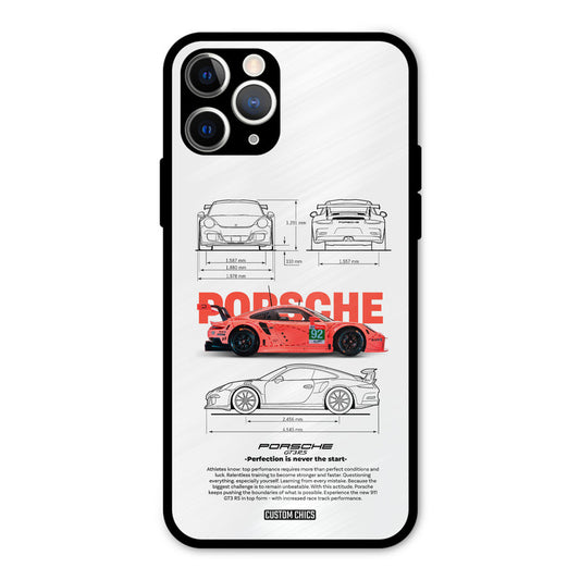 Orabge Porche iPhone 11 Pro Mobile Back Cover - Car&Bike PrintShield Case