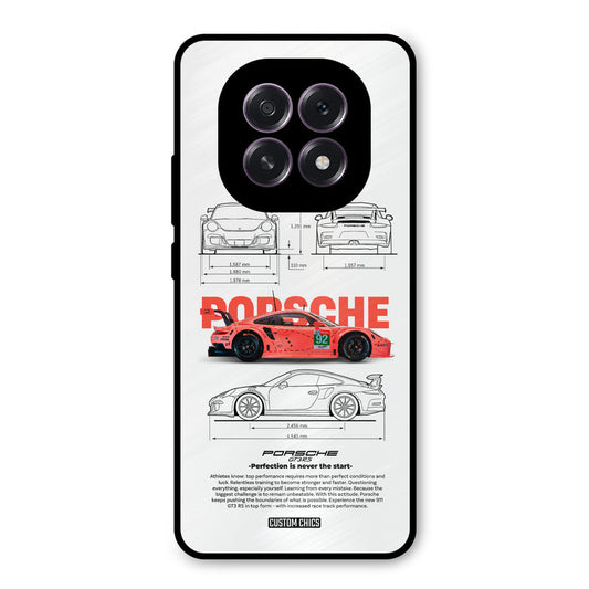 Orabge Porche Oppo F29 Mobile Back Cover - Car&Bike PrintShield Case