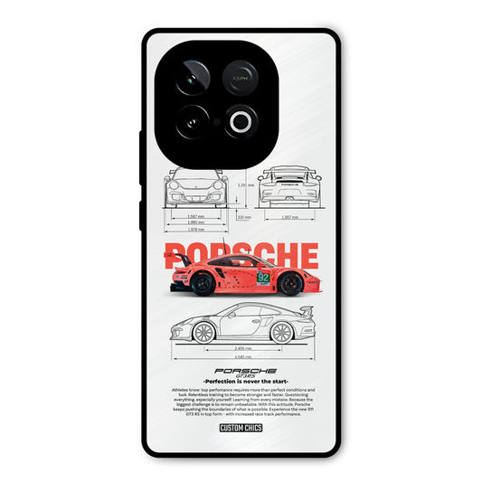 Orabge Porche iQOO Neo 10 Mobile Back Cover - Car&Bike PrintShield Case