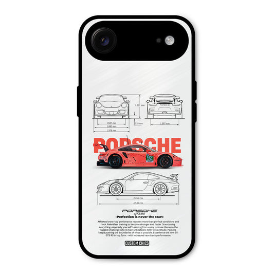 Orabge Porche iPhone Air Mobile Back Cover - Car&Bike PrintShield Case