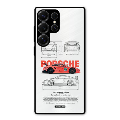 Orabge Porche Samsung Galaxy S25 Ultra Mobile Back Cover - Car&Bike PrintShield Case