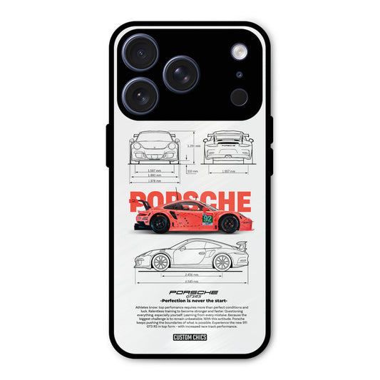 Orabge Porche iPhone 17 Pro Max Mobile Back Cover - Car&Bike PrintShield Case
