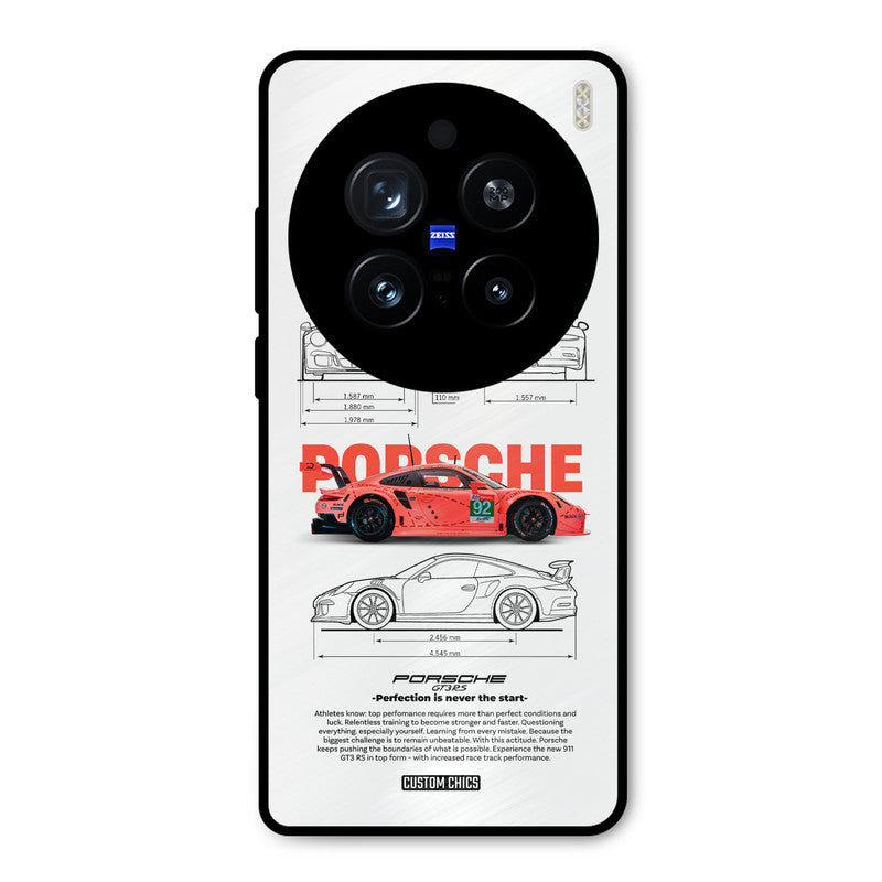Orabge Porche Vivo X200 Pro Mobile Back Cover - Car&Bike PrintShield Case