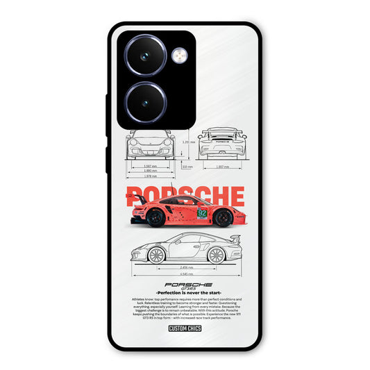 Orabge Porche Realme P3 Ultra Mobile Back Cover - Car&Bike PrintShield Case