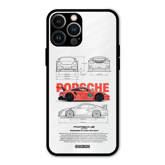 Orabge Porche iPhone 13 Pro Max Mobile Back Cover - Car&Bike PrintShield Case