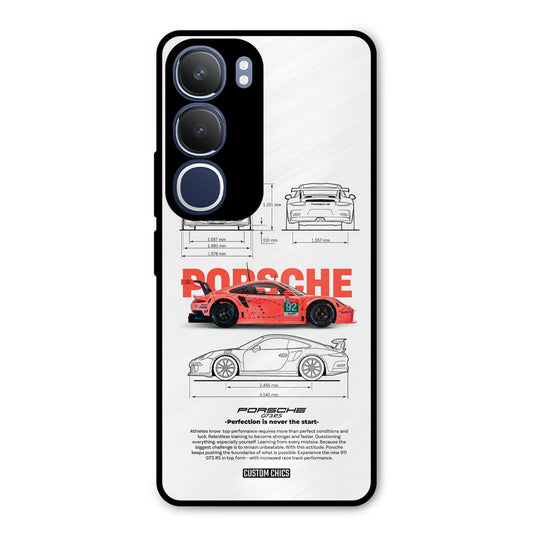 Orabge Porche Vivo Y29 Mobile Back Cover - Car&Bike PrintShield Case
