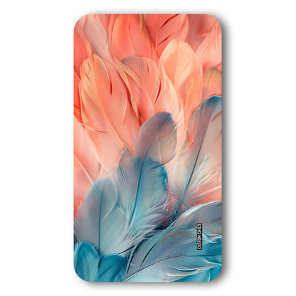 Orange Blue Feather Case – Premium PrintShield Mobile Cover