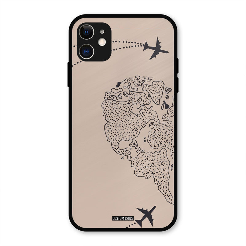 Other Half map iPhone 11 Mobile Back Cover - Cute PrintShield Case
