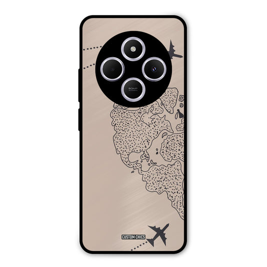 Other Half map Poco C75 Mobile Back Cover - Cute PrintShield Case