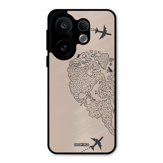 Other Half map Vivo X200 FE Mobile Back Cover - Cute PrintShield Case