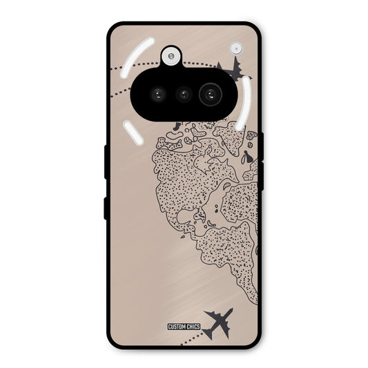 Other Half map Nothing Phone 3A Mobile Back Cover - Cute PrintShield Case