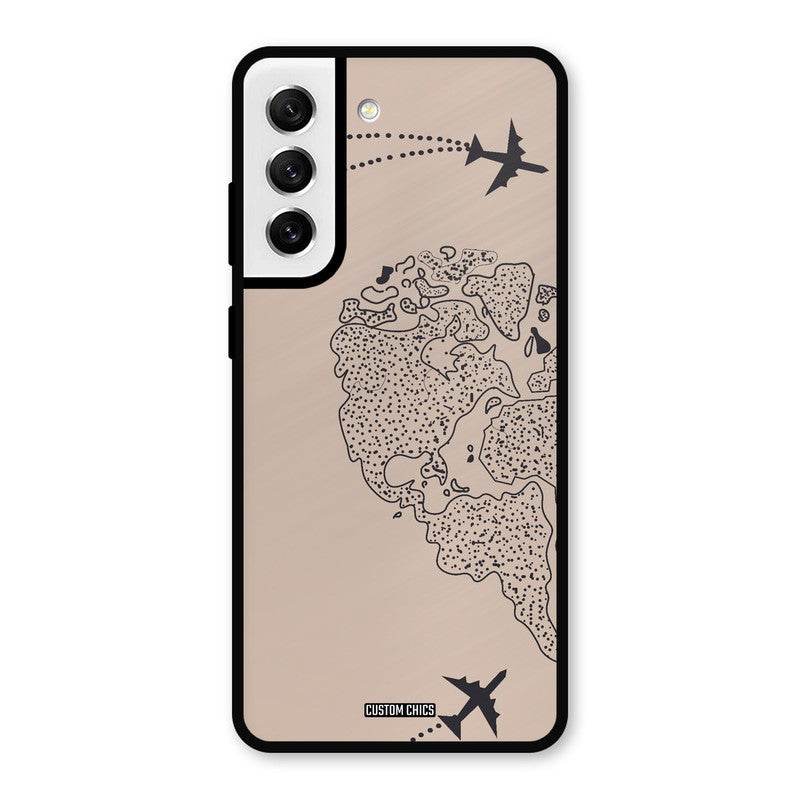 Other Half map Samsung Galaxy S21 FE 5G (2023) Mobile Back Cover - Cute PrintShield Case