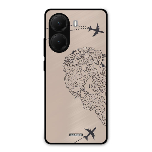 Other Half map Poco X7 Pro Mobile Back Cover - Cute PrintShield Case