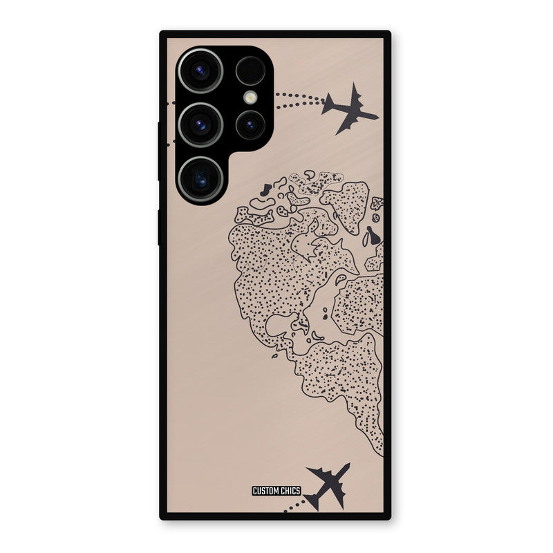 Other Half map Samsung Galaxy S23 Ultra Mobile Back Cover - Cute PrintShield Case