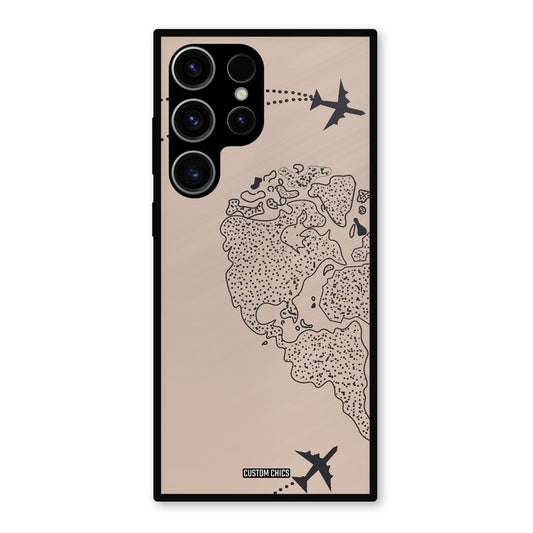 Other Half map Samsung Galaxy S23 Ultra Mobile Back Cover - Cute PrintShield Case