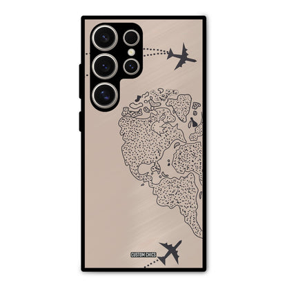 Other Half map Samsung Galaxy S24 Ultra Mobile Back Cover - Cute PrintShield Case