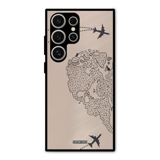 Other Half map Samsung Galaxy S24 Ultra Mobile Back Cover - Cute PrintShield Case
