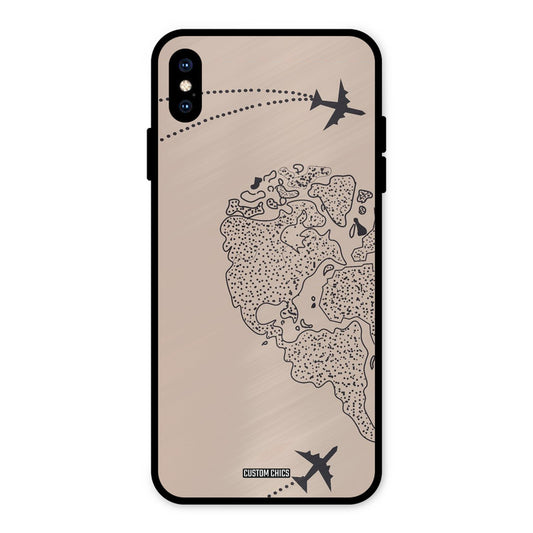 Other Half map iPhone XS Max Mobile Back Cover - Cute PrintShield Case
