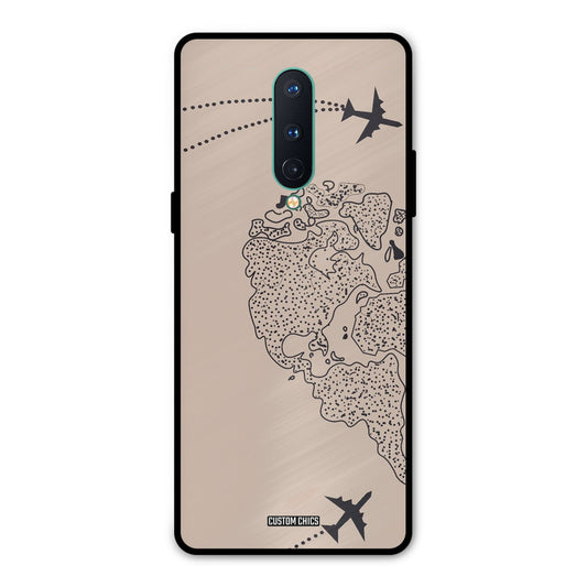Other Half map Oneplus 8 Mobile Back Cover - Cute PrintShield Case