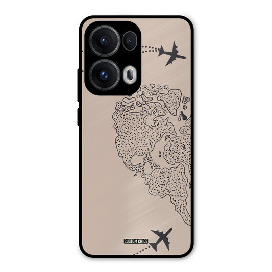 Other Half map Oppo Reno 13 Pro 5G Mobile Back Cover - Cute PrintShield Case