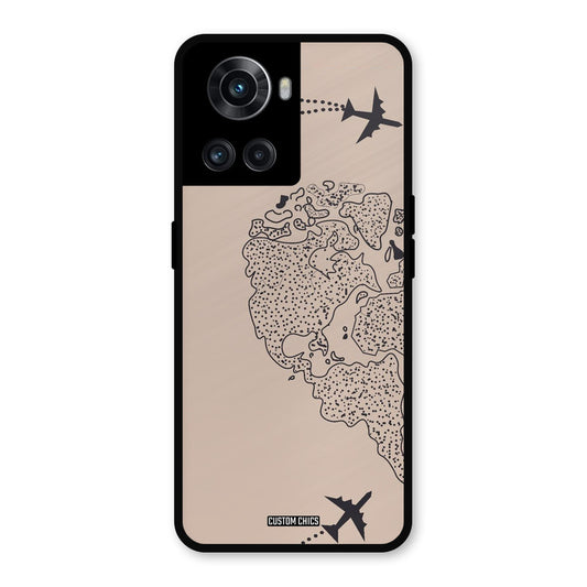 Other Half map OnePlus 10R Mobile Back Cover - Cute PrintShield Case