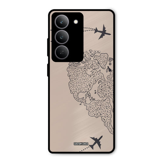 Other Half map Realme 14x Mobile Back Cover - Cute PrintShield Case
