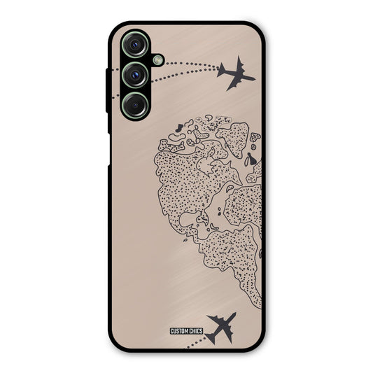 Other Half map Samsung Galaxy M34 Mobile Back Cover - Cute PrintShield Case