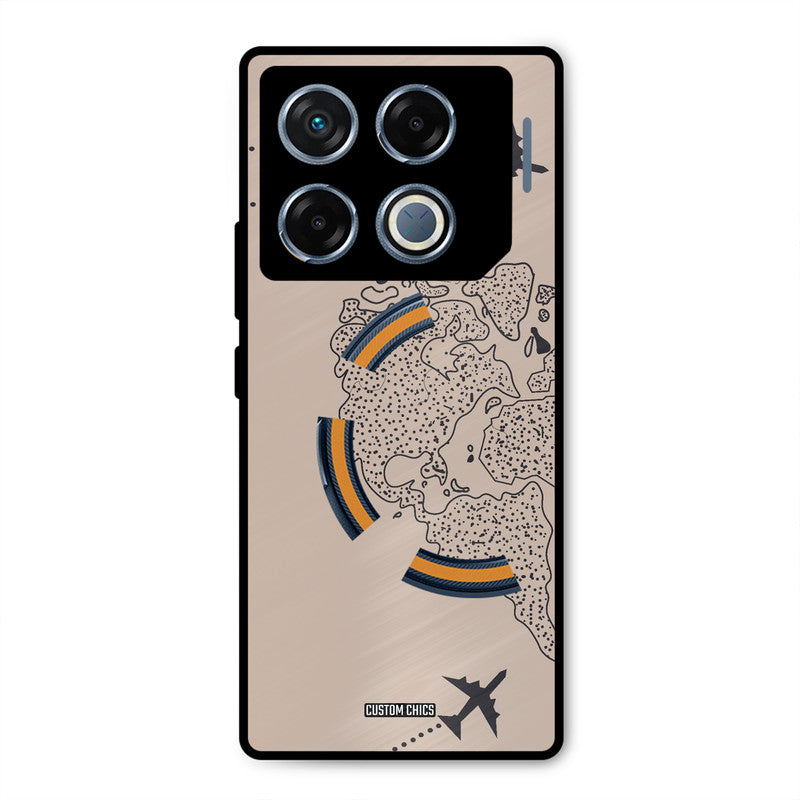 Other Half map Infinix GT 20 Pro Mobile Back Cover - Cute PrintShield Case