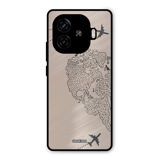 Other Half map iQoo Neo 10R Mobile Back Cover - Cute PrintShield Case
