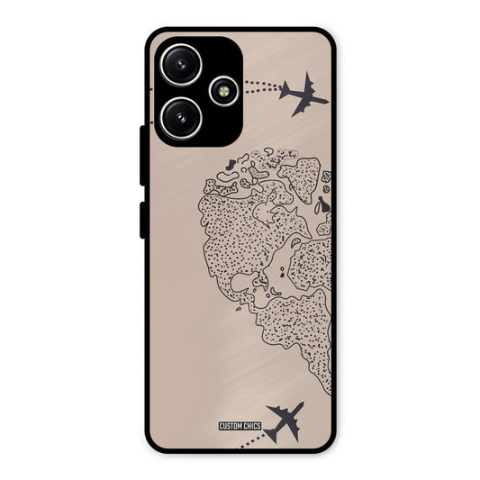 Other Half map Redmi 12 5G Mobile Back Cover - Cute PrintShield Case