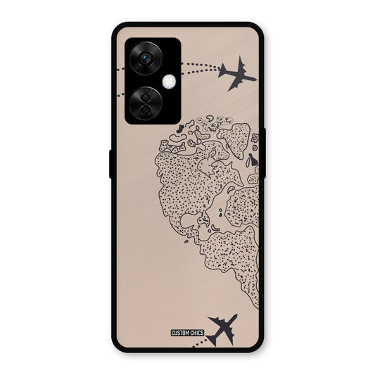 Other Half map OnePlus Nord CE 3 Lite Mobile Back Cover - Cute PrintShield Case
